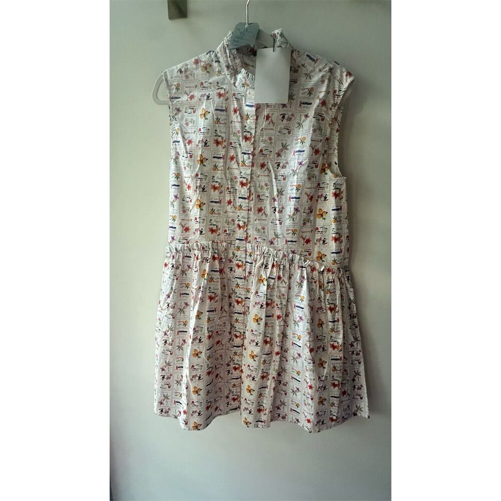 Taylor Tillman Women's M Floral A-Line Sleeveless Summer Dress